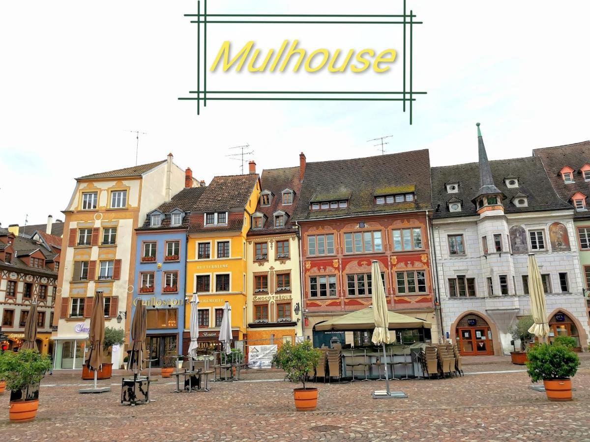 Loft Avec Verriere A 5 Min A Pieds De La Gare Mulhouse Eksteriør billede
